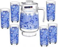 Набор для воды Luminarc 9665N Blue Flora 7 пр