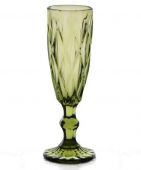 Бокал для шампанского BOKAL 34215-5-1 Изумруд 150 мл зеленый