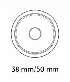 Форма-штамп круглая для равиоли Marcato ST-TL38-CBR Ravioli Smooth round Stamps 38 мм Copper Bronze