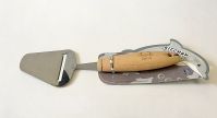 Лопатка-ніж для сиру DYNASTY 26060 дерев'яна ручка 24.5х7.5 см