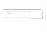Нож для суши Tramontina 24230/043 SUSHI 330 мм