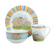 Набір дитячого посуду LIMITED EDITION HYT17174 Elephants 1 - 3 пр