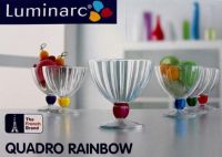 Набір креманок Luminarc 1387P RAINBOW 300 мл - 3 шт