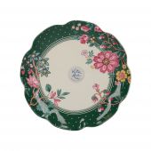 Тарілка для канапе Katie Alice KA5227127 EASTERN FLORA 17 см Green