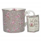 Кухоль для чаю Katie Alice MG3745 Ditsy Floral 230 мл Grey Floral