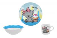 Набор посуды детский LIMITED EDITION C524 Sweet Bear 3 пр