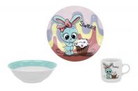 Набор посуды детский LIMITED EDITION C523 Sweet Bunny 3 пр