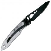Нож Leatherman 832619 Skeletool KBX Black and Silver 2 функции 89 мм