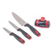 Набір ножів RONDELL RD-1011 Urban з ножеточкою 4 предмета