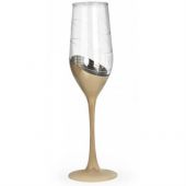 Набір келихів для шампанського Luminarc P1651/1 Celeste Golden Ring 160 мл - 6 шт