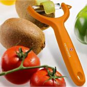 Нож для чистки томатов и киви Victorinox 7.6079.9 серрейтор Оранжевый
