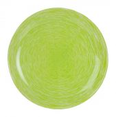 Тарілка десертна LUMINARC 1379P Brush Mania Green 21 см (ціна за 1 шт, набір з 6 шт)