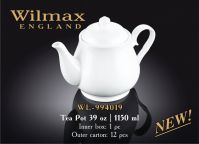 Чайник заварювальний WILMAX 994019/1C порцеляна 1150 мл Color