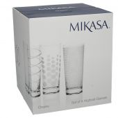 Набір склянок високих Mikasa 5159317 Cheers 550 мл 4 шт