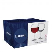 Набір келихів для червоного вина LUMINARC 1882P French Brasserie 6 пр