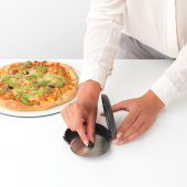 Нож для пиццы в футляре Brabantia 123009 TASTY+ 11х11х2.8 см Dark Grey