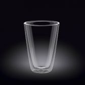 Склянка конусна WILMAX 888705/А Thermo Glass з подвійним дном 300 мл