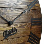 Настінний годинник Glozis A-050 Kansas Mokko дерев'яний 60 х 60 см