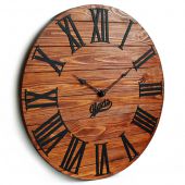 Настінний годинник Glozis A-051 Kansas Rust дерев'яний 60 х 60 см