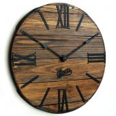 Настенные часы Glozis A-054 Nevada Mokko деревянные 40 х 40 см