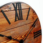 Настінний годинник Glozis A-055 Nevada Rust дерев'яний 40 х 40 см