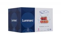 Набір контейнерів LUMINARC 5505P PURE BOX ACTIVE 2 шт (0.82 л, 1.22 л)