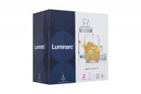 Набор банок для хранения LUMINARC 7562P Encanta 1.0 л - 2 шт