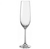 Свадебные бокалы для шампанского Bohemia Crystalex 40729/Q9324/190-2 Viola Club 190 мл - 2 шт