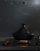 АКЦИЯ!!! Таджин керамический Emile Henry 705532 Colorama черный 32 см 2.5 л