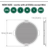 Сковорода чугунная Big Green Egg 120137 Plancha для грилей BGE MiniMax 27 см