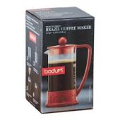 Кофейник френч-пресс Bodum 10948-294B BRAZIL 0,35 л Red