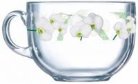 Чашка Джамбо LUMINARC 9676P  для бульона 500 мл White Orchid (цена за 1 шт, набор из 6 шт)