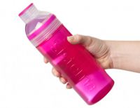 Бутылка для воды Sistema 840-3 Hydrate Trio разъемная 700 мл pink