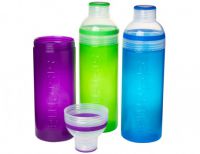 Бутылка для воды Sistema 840-4 Hydrate Trio разъемная 700 мл purple