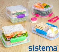 Ланч-бокс для сендвичей Sistema 31646-2 Sandwich Box 0.45 л green