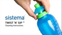 Бутылка для воды Sistema 785-1 Twist'n'Sip™ Squeeze 460 мл blue