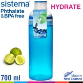 Бутылка для воды Sistema 840-1 Hydrate Trio разъемная 700 мл blue