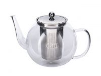Скляний чайник для заварювання GIPFEL 8540 SOFIE з ситечком 1200 мл