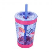 Дитяча склянка Contigo 2095321 Spill Proof Tumbler з трубочкою 420 мл Фіолетова