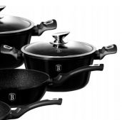 Комплект посуду Berlinger Haus 1663N-BH Shiny Black Metallic Line Edition 10 пр