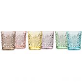 Склянка для віскі Libbey Leerdam 2651VCP35 (922295) Hobstar 350 мл Pink (ціна за 1 шт, набір з 6 шт)