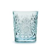 Склянка для віскі Libbey Leerdam 924152 (829297) старий колір Hobstar Blue 350 мл (ціна за 1 шт, набір з 6 шт)