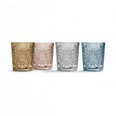 Склянка для віскі Libbey Leerdam 924152 (829303) старий колір Hobstar Gray 350 мл (ціна за 1 шт, набір з 6 шт)