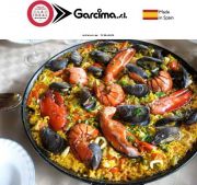 Сковорода эмалированная с 2 ручками Garcima 20230 Paella Valenciana Esmaltada 30 см Black