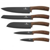 Набір ножів BERLINGER HAUS 2530BH Forest Line з підставкою 6 пр