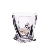 Склянки для віскі Bohemia Crystallite 2K936/313/340 Quadro Гуси 340 мл - 6 шт