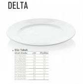 Тарелка Gural GBSD127DU00 Delta 27 см White