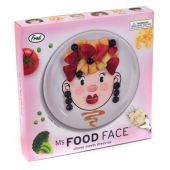 Тарілка дитяча обідня Kitchen Craft FFACEG GIRL FOOD FACE 21,5 см