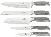 Набір ножів BERLINGER HAUS 2253-7-B Kikoza Collection на підставці 6 пр