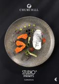 Блюдо прямоугольное Churchill ресторан STQBXO111 Studio Prints® 29.8x15.3 см Stone Quartz Black